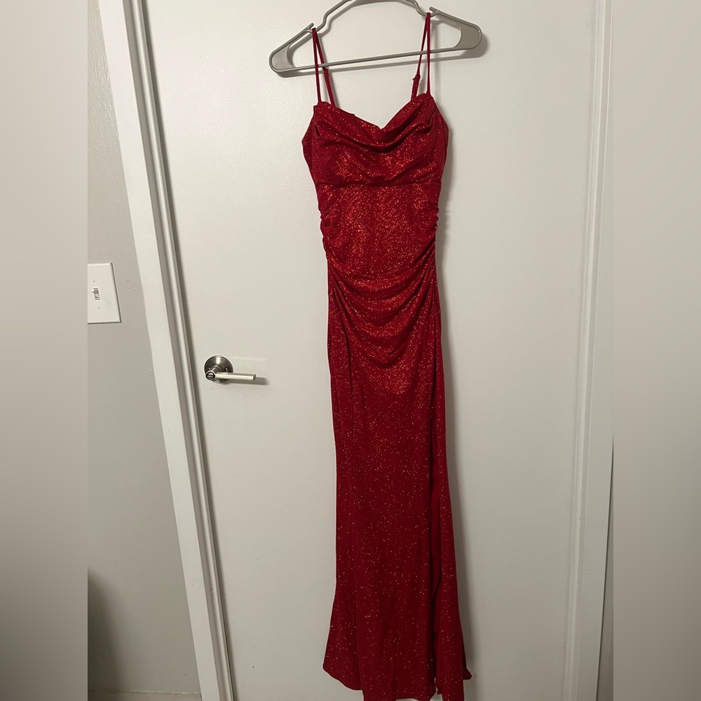 Windsor sparkly red dress